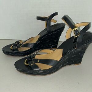 Michael Kors Black Heeled Sandals 9.5 M